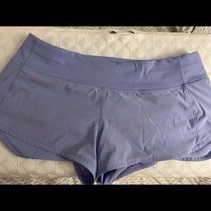 Speed Up Low-Rise Lined Short 2.5" Purple